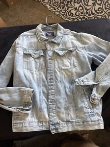 The Children's Place Youth Girls Button Front Denim Jacket Blue Size 2XL (16) - Picture 1 of 13