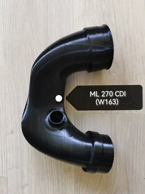 Mercedes ML 270 CDI (W163) Ladeluftrohr, Turborohr Ansaugseite 6120940708 - Bild 1 von 3