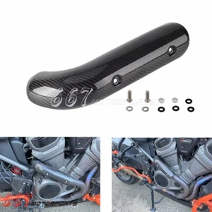 For Harley Pan America 1250 Carbon Fiber Exhaust Pipe Heat Shield Anti-scalding - Picture 1 of 6