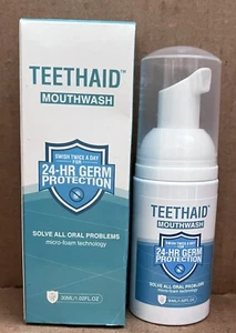 TEETHAID Mouthwash Micro Foam 24hr Germ Protection 1.02 Oz Oral Care Teeth NEW - Picture 1 of 1