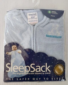 Vintage SleepSack Baby Wearable Fleece Blanket by Halo 2004 Small 0-6 mo NEW - Picture 1 of 5