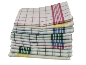 12x Jumbo Size Kitchen Tea Towels Cotton Dish Cloths Bar Towels Cleaning 68x51cm - Picture 1 of 7