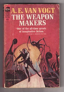 THE WEAPON MAKERS by A. E. Van Vogt (ACE # M-153--1966) PB ~Rogue Hero~ - Picture 1 of 2
