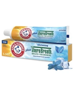 Braccio e Martello TheraBreath dentifricio sbiancante in tonificante menta ghiacciata lotto di 2. - Foto 1 di 6