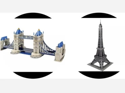 Playtive Junior Puzzle 3D a Scelta 1 di 2 Monumenti Nuovo!!! - Immagine 1 di 3