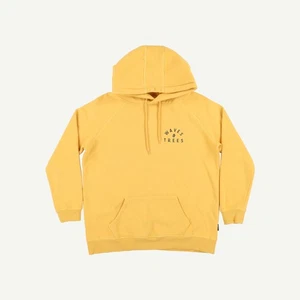 Felpa con cappuccio manica lunga Passenger donna gialla misto cotone taglia XL - Foto 1 di 13