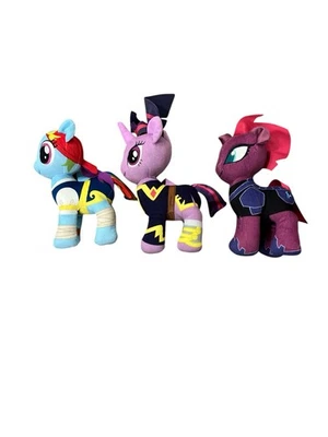 "Lote de 3 peluches de película My Little Pony Twilight Sparkle, 10""" Foto 1 de 4