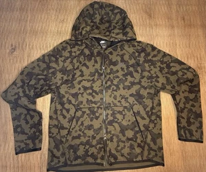Nike Sudadera con Capucha Para Hombres Verde Negro Camuflaje Tech Chaqueta Polar Gimnasio Rendimiento Talla: Med - Imagen 1 de 6