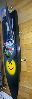 Zippkits 46in Super Sport Gas Mono RC Boat RTR Zenoah G260PUM Engine Never Ran - Image 1 of 4