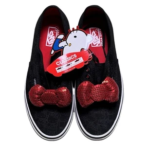 SCARPE VANS x HELLO KITTY AUTENTICHE (NERO/ARCO) (UOMO 7,5/DONNA 9) NUOVE nella SCATOLA! - Foto 1 di 8