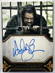 Andy Beckwith Legacy Autograph, Game of Thrones, Legends of the Realm - Picture 1 of 2