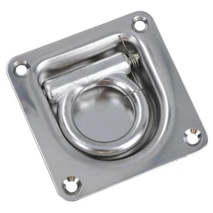 Recessed Flush Fit Cargo Lashing Ring Eye Tie Down Anchor Stainless Steel 1pc - Picture 1 of 6