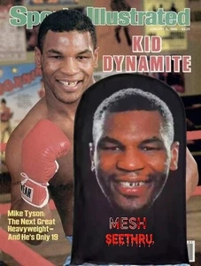 IRON MIKE TYSON 🥊 BOXING NEW Full Face MESH MASK Cosplay HALLOWEEN COSTUME RC - Picture 1 of 3