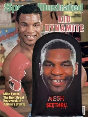 IRON MIKE TYSON 🥊 BOXING NEW Full Face MESH MASK Cosplay HALLOWEEN COSTUME RC - Image 1 of 3