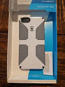 Speck iPhone 5/5s/se CandyShell Grip White W/ Black - Photo 1 sur 6