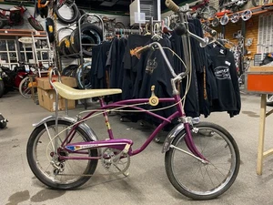 Charger Muscle Bike Bicycle Banana Seat Plum Crazy 5 sp Stick Shift Drag Slick! - Picture 1 of 22