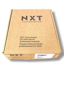 NXT Technologies UC-2000 Stereo Noise Cancelling Professional Headset - NEW - Picture 1 of 5
