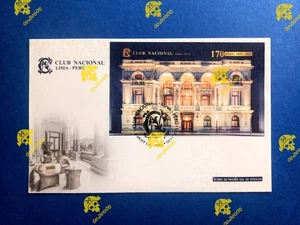 PERU 2025 170 YEARS OF THE NATIONAL CLUB OF LIMA FDC STAMPS  - Picture 1 of 1