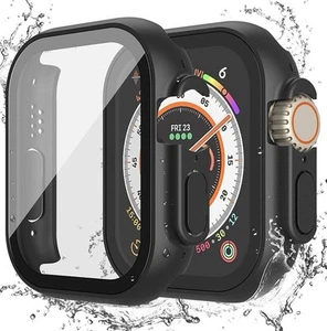 Misxi Black Waterproof Apple Watch Case For The Ultra 2 And Ultra 49 Mm - Picture 1 of 8