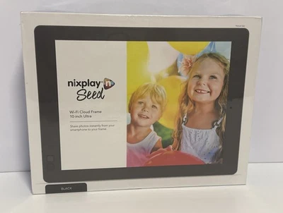 Nixplay Seed 10" Ultra WiFi Cloud  Frame Black/Read - Image 1 of 4