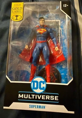 DC Multiverse Superman (Novo 52) McFarlane Toys Gold Label Target Exclusivo NOVO - Imagem 1 de 2