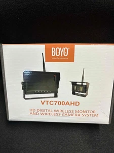 BOYO VTC700AHD WIRELESS BACK UP CAMERA AND MONITOR - Picture 1 of 3