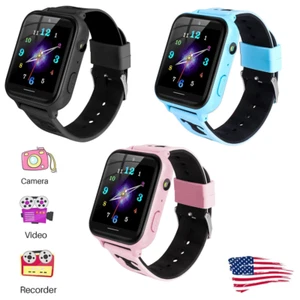 Reloj inteligente A2 para niños con 10 juegos grabadora de alarma de llamadas SOS para niños niñas regalo de Navidad - Imagen 1 de 27