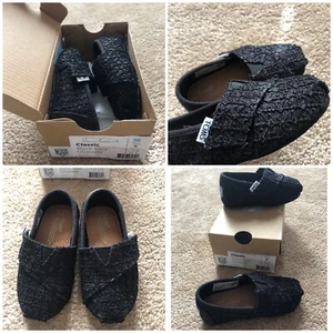 Toddler Girls Glitter Tiny Toms - Picture 1 of 1