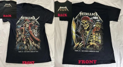 NEW & HOT! METALLICA Tampa Bay Florida Pop up Shop 2025 T-Shirt June 6th -8th