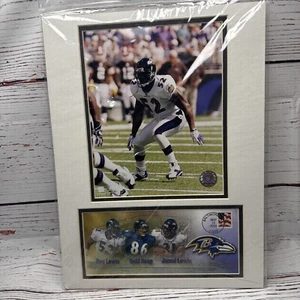 Baltimore raven Ray Lewis 2004 Postal Service photo/cover mated poster - Picture 1 of 4