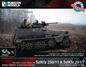 Rubicon German SdKfz 250/251 Expansion Set-SdKfz 250/11 & 251/7 sPzB 41 AT Rifle - Picture 1 of 1