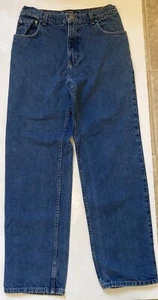 Polo by Ralph Lauren Youth Boys Denim Blue Jeans RL Flag Leather Tag Size 20 - Picture 1 of 16