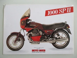 Moto Guzzi 1000 SP II Prospekt brochure 1984 (französisch / french) - Picture 1 of 3