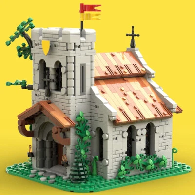 Lion King Church Modular Building Blocks Set MOC Bricks Toy DIY Model Collection - Image 1 of 4