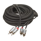 PowerBass XRCA-17 - 17' Premium OFC Twisted RCA Interconnect Cable