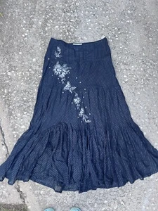 Vintage Charlotte Russe Dark Fairy Witchy Whimsical Ruffled Maxi Skirt - Picture 1 of 5