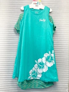 Hurley Youth Dress 2-Pack Girls' Easy Fit Soft Knit Fabric Dress | Size S (7/8) - Picture 1 of 21