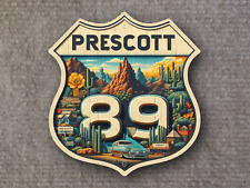 Prescott AZ Highway 89 Sign Vinyl Window Laptop Bumper Sticker Decal
