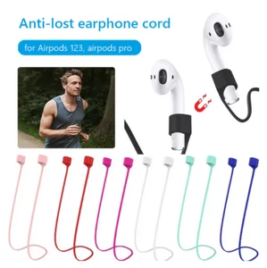 Bezprzewodowe magnetyczne słuchawki Wisząca lina Kabel do słuchawek AirPods Silikonowy uchwyt na przewód - Zdjęcie 1 z 20