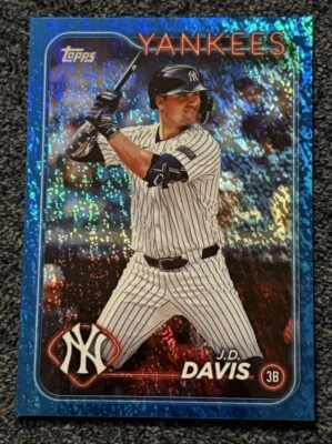 J.D. Davis 2024 Topps Update Series /999 Blue Holo Foilboard Parallel #US231 - Image 1 of 2