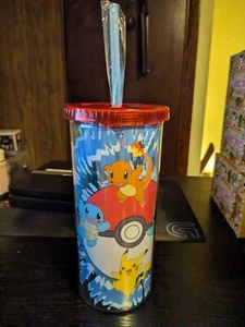 Pokemon starters water bottle tumbler - Picture 1 of 7