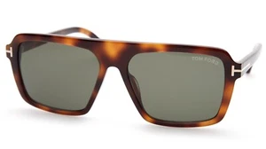 NEW TOM FORD Vincent TF1176 53N Havana SUNGLASSES 56-15-145mm B44mm Italy - Picture 1 of 10
