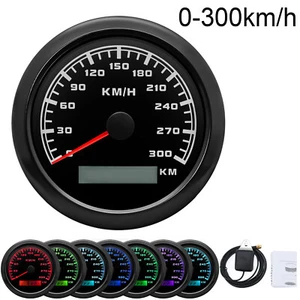 85mm GPS Speedometer 0-300km/h Odometer For Car Truck SUV ATV Motorcycle Boat - Picture 1 of 16