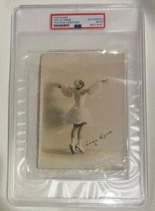 Sonja Henie - signed / handsigniertes Vintage Foto - PSA/DNA auth - Bild 1 von 1