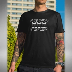 Beekeeping Retirement T-Shirt Funny Retired Honey Bee Beehive Small to 5XL - Picture 1 of 5