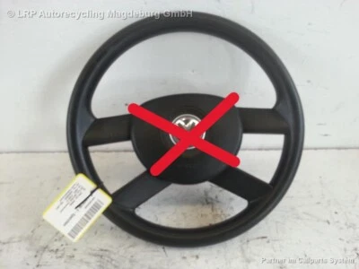 VW Polo 9N1 Lenkrad komplett 4 Speichen Plastiklenkrad - Bild 1 von 2