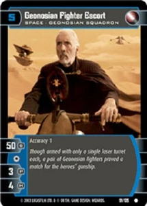 STAR WARS FREE JEDI GUARDIANS BOOSTER + GEONOSIAN FIGHTER ESCORT FOIL NM scrat - Picture 1 of 2