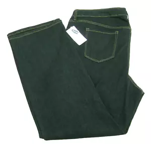 Neu Old Navy Damenjeans (Größe 22 Plus) dunkelblau Denim Hose 5 Taschen Reißverschluss Hosenschlitz - Bild 1 von 5