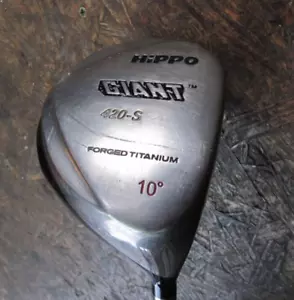Hippo Giant 420-S Driver Golf Club 10 Degree R Flex Graphite Shaft R/H - Picture 1 of 10