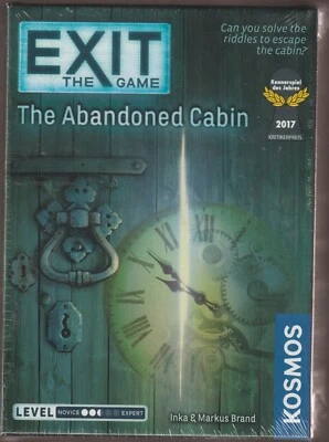 EXIT THE GAME: THE ABANDONED CABIN GAME NEW, FACTORY SEALED - Image 1 of 2